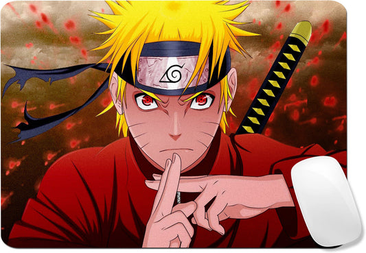 Naruto Anime Mousepad – Non-Slip Rubber Base | Gaming & Office Use