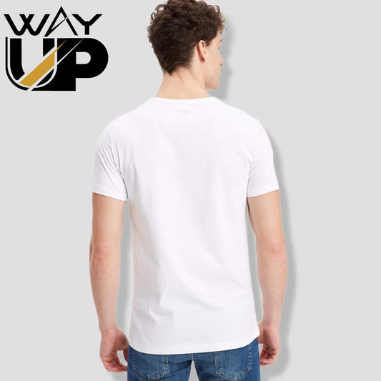Gojo Anime Printed White T-Shirt – Men’s Round Neck Casual Tee