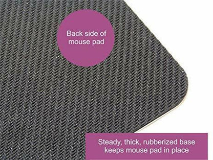 Never Give Up Motivational Mousepad – Non-Slip Rubber Base for Gaming, Office & Study